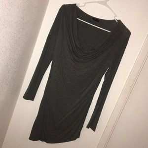 Asymmetrical body forming dress